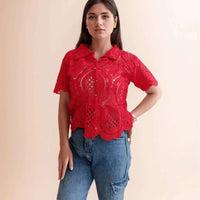 Red Hakooba Shirt 3 - VIBE