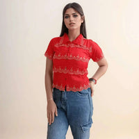 Red Hakooba Shirt - VIBE