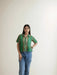 Green Crochet Shirt - VIBE