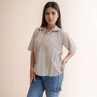 Beige Hakooba Shirt - VIBE