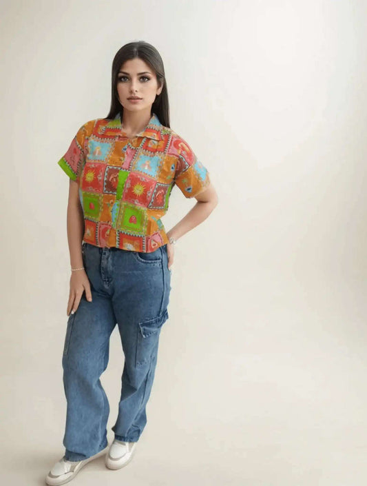 Rajasthani Print Shirt - VIBE