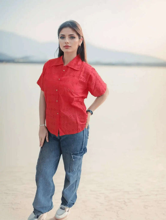 Red Hakooba Shirt 2 - VIBE