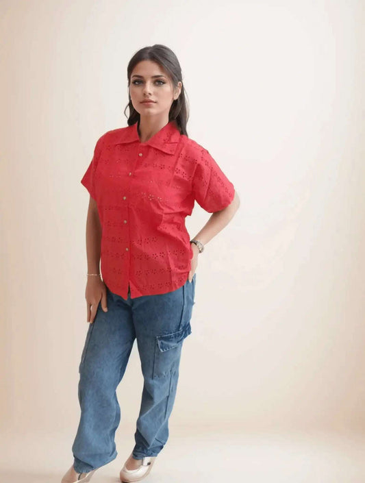 Red Hakooba Shirt 2 - VIBE