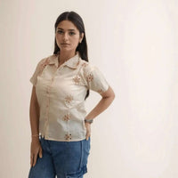 Beige Hakooba Shirt 2 - VIBE