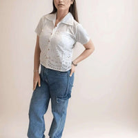 White Hakooba Shirt - VIBE