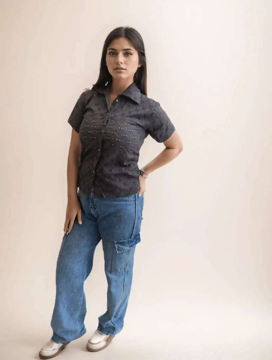 Black Hakooba Shirt - VIBE