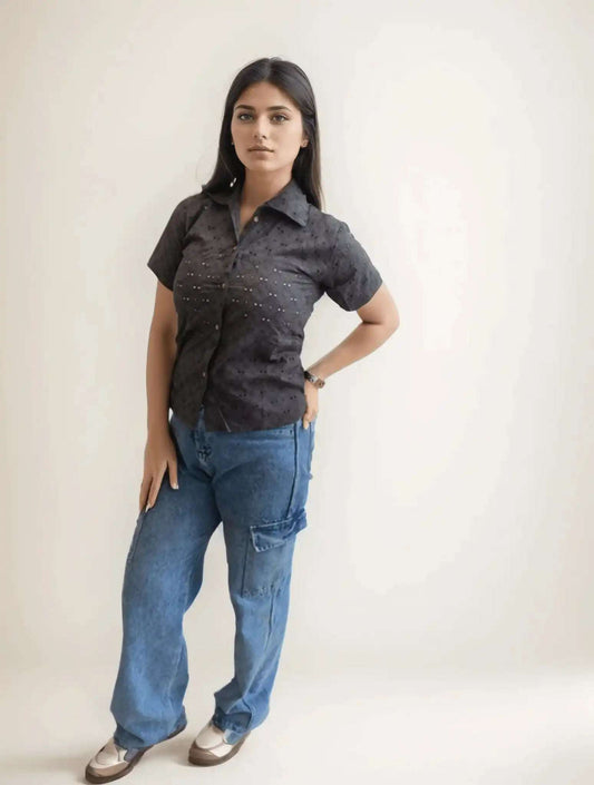 Black Hakooba Shirt - VIBE