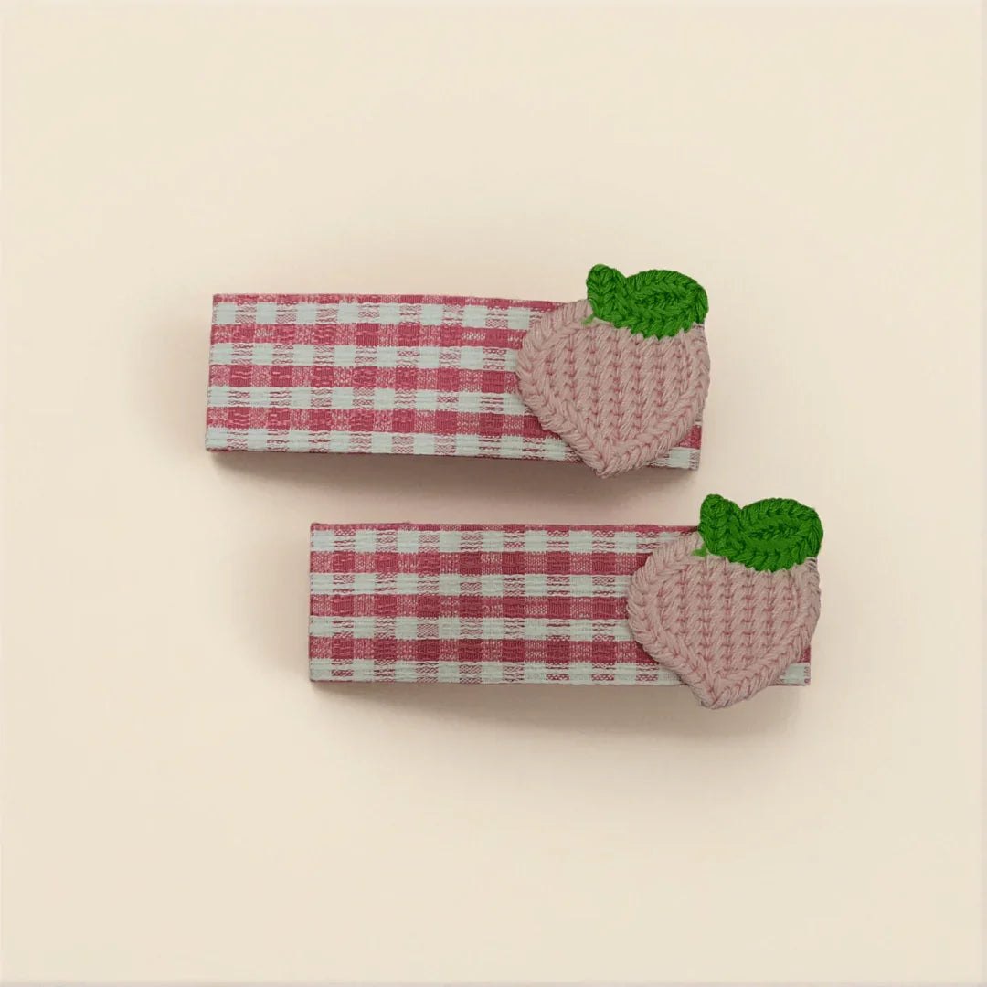 Fruit Design Hair Clip Pair - VIBE