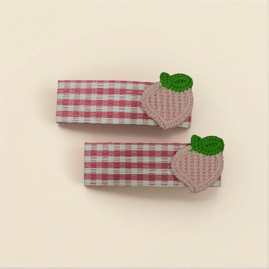 Fruit Design Hair Clip Pair - VIBE