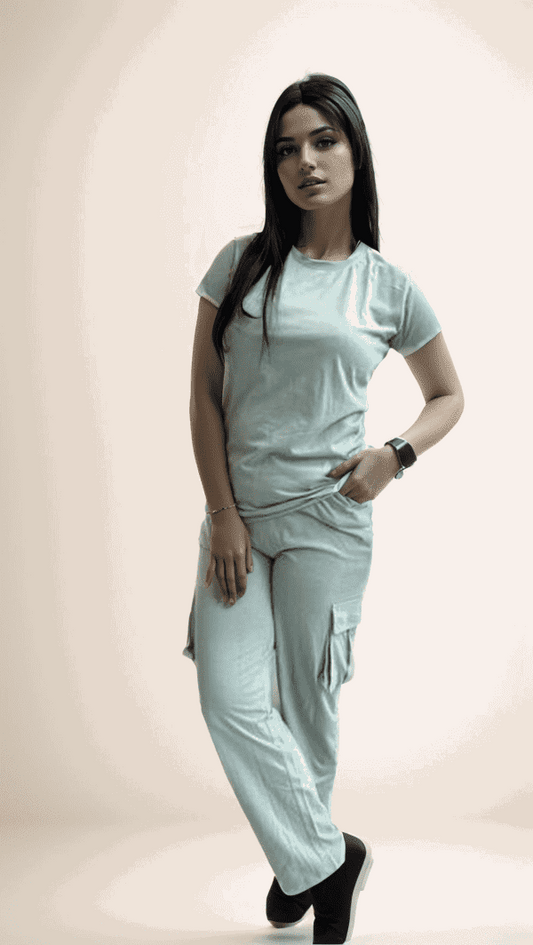 Turquoise Cargo Cordset - VIBE