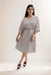 Grey Printed Short Dress - VIBE