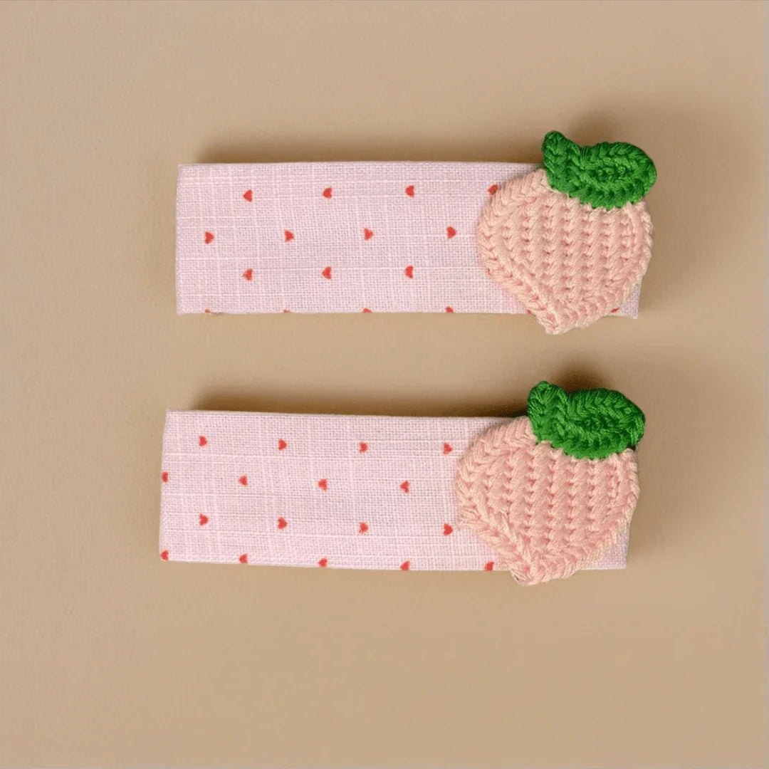 Fruit Design Hair Clip Pair - VIBE