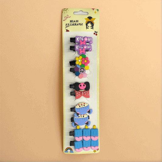 Hair Clip Combo 6 ( 5 pair ) - VIBE