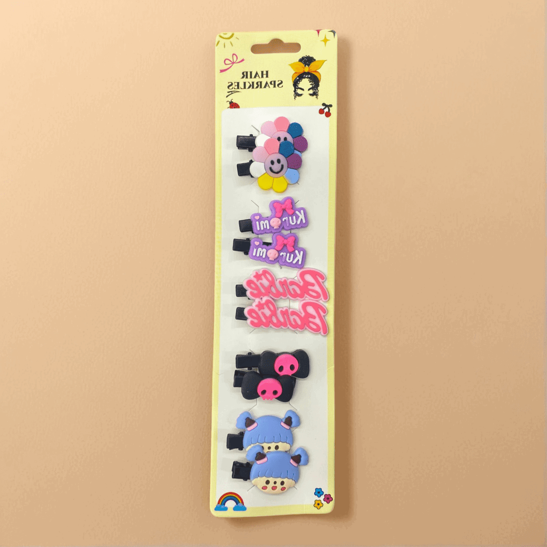 Hair Clip Combo 6 ( 5 pair ) - VIBE