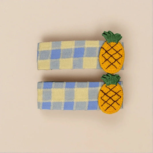 Fruit Design Hair Clip Pair - VIBE