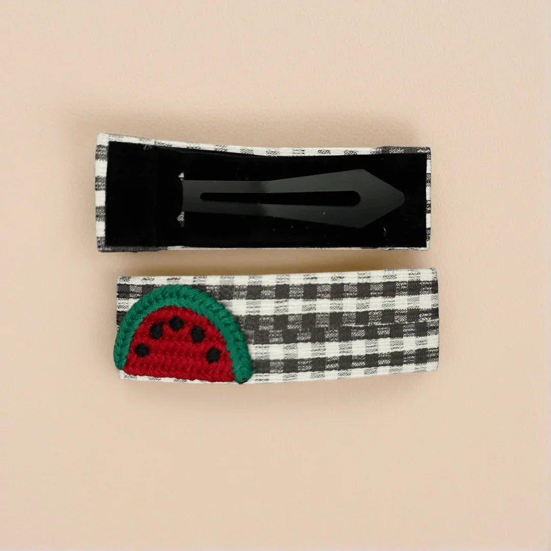 Fruit Design Hair Clip Pair - VIBE