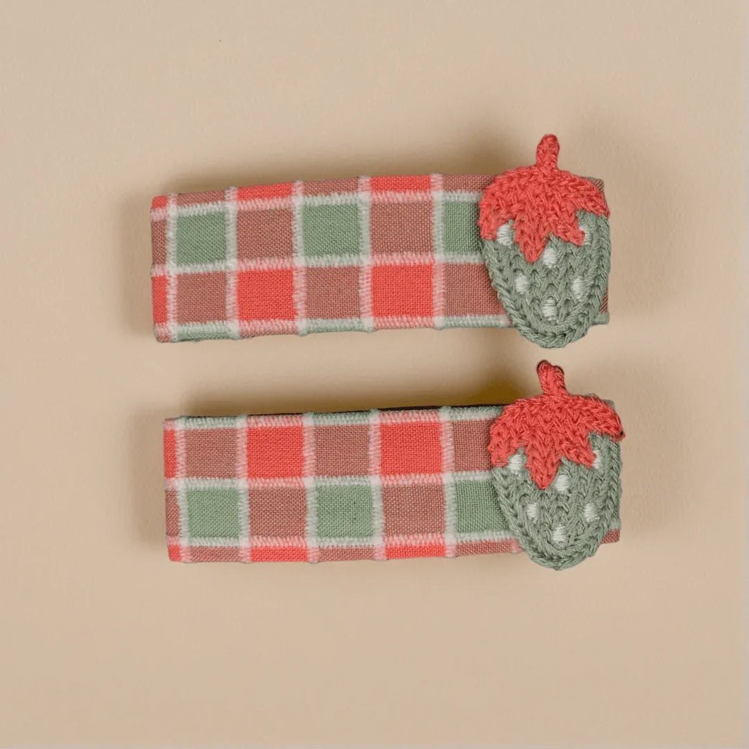 Fruit Design Hair Clip Pair - VIBE