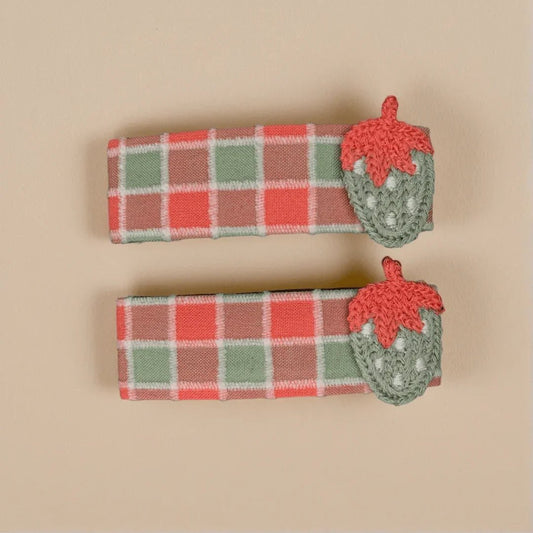 Fruit Design Hair Clip Pair - VIBE