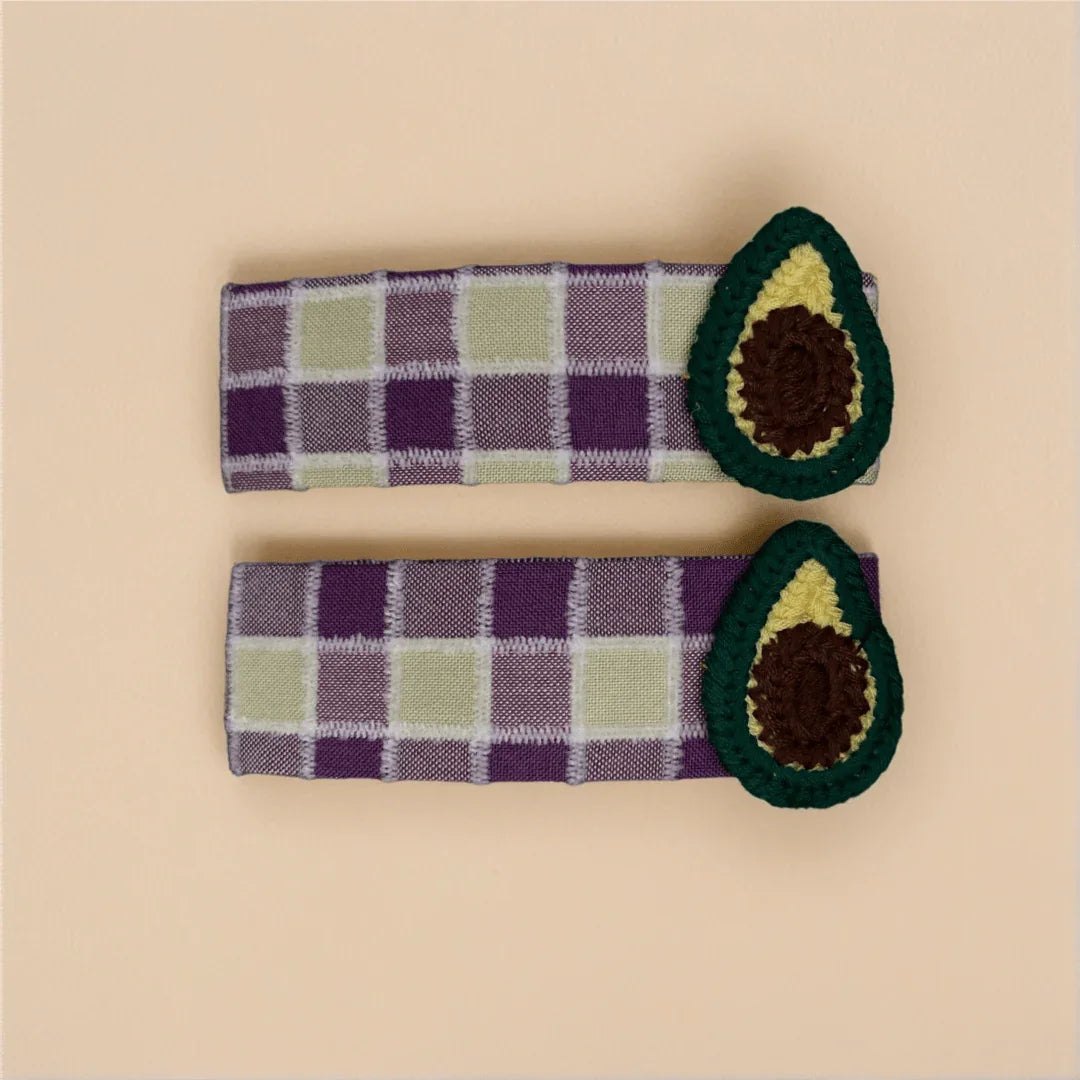 Fruit Design Hair Clip Pair - VIBE