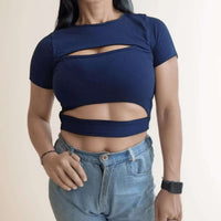 Two Cut CropTop - VIBE