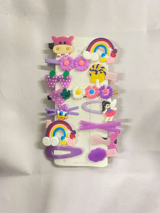 Purple Hair Clip Combo - VIBE