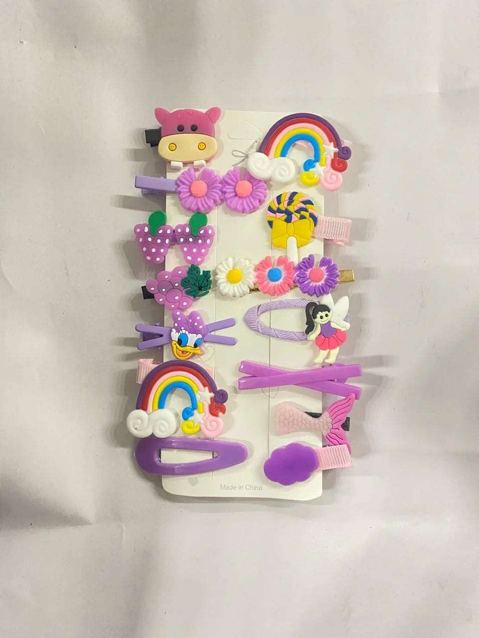 Purple Hair Clip Combo - VIBE