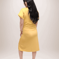 Flower Work Bodycon Dress