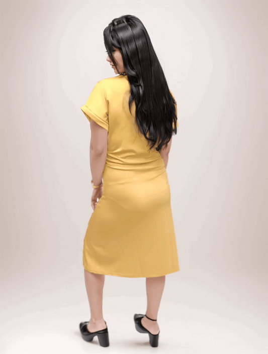 Flower Work Bodycon Dress