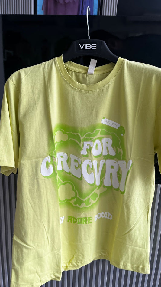 For Creativity Puff Print Tshirt