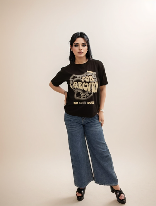 For Creativity Puff Print Tshirt