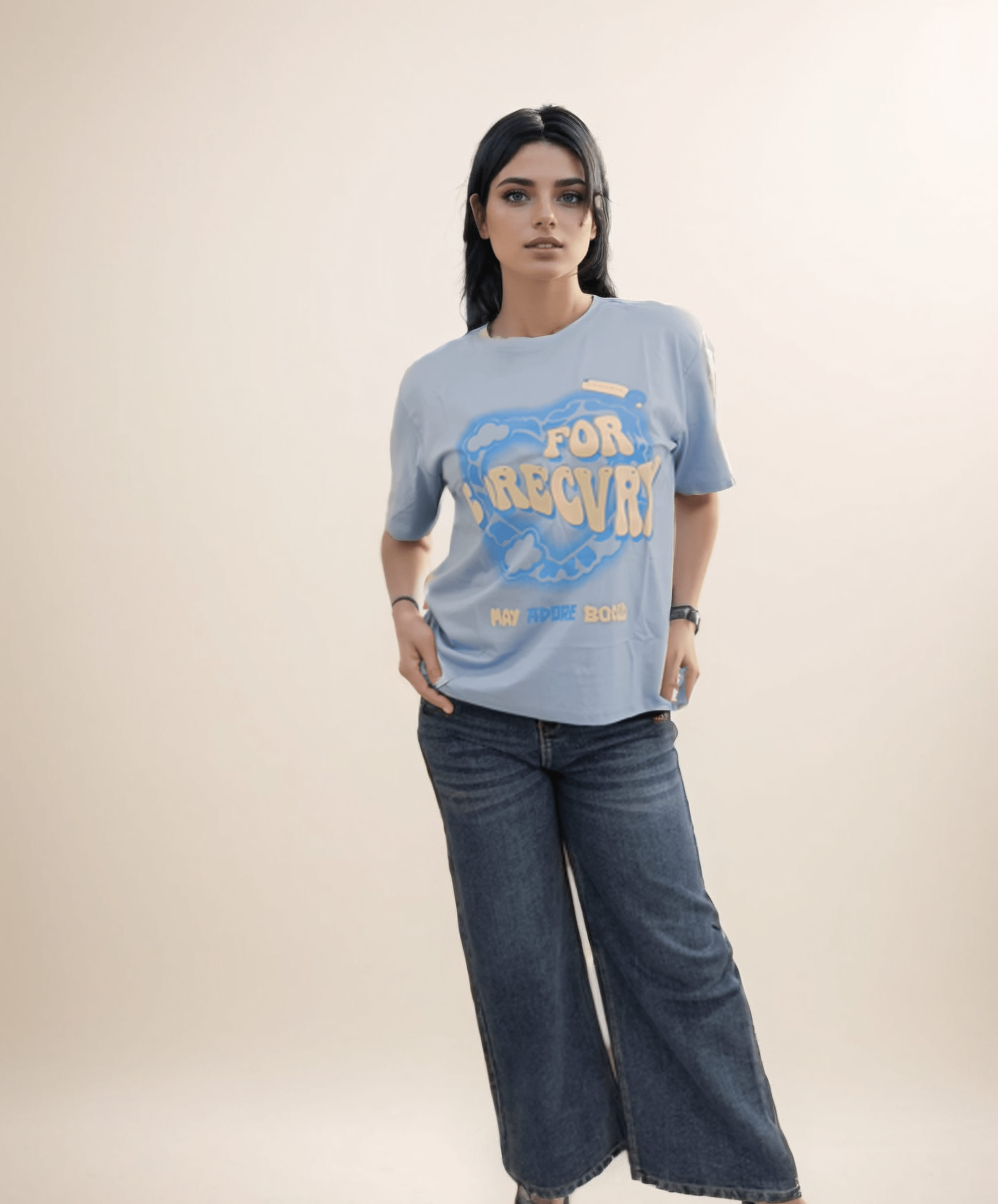 For Creativity Puff Print Tshirt